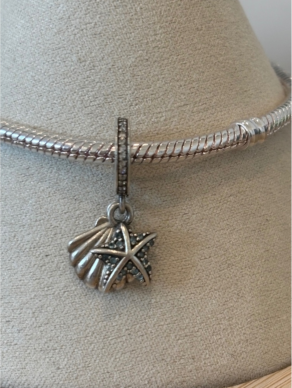 Pandora Sterling Silver Starfish and Shell Charm